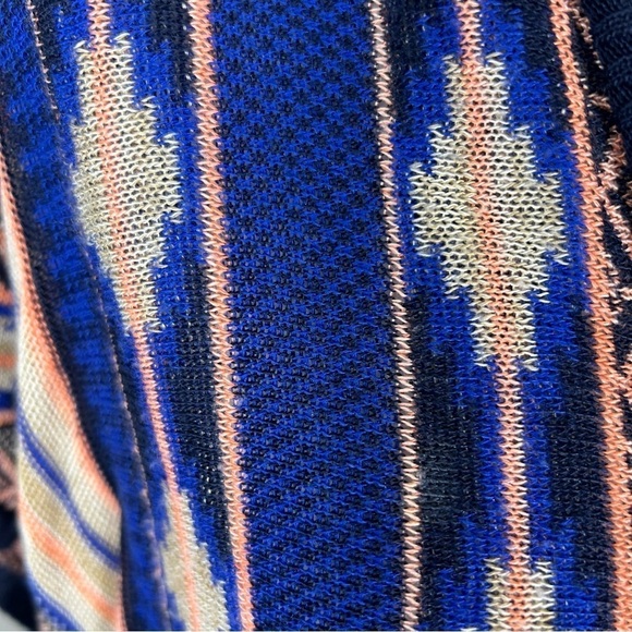 Say What? Woven Open-Front Long-Line Duster Cardigan, Size S - Picture 4 of 7